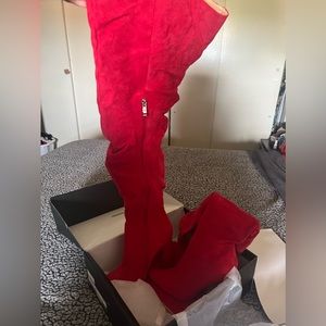 Red boots
